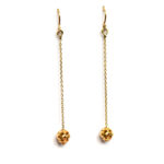 Earrings Gold chain