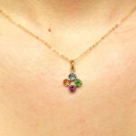 Multicolored Clover Pendant - Image 2