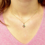 Multicolored Clover Pendant - Image 3